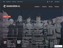 Tablet Screenshot of garagem42.com.br